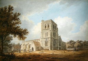 La chiesa parrocchiale di San Martino, Herne, Kent da Thomas Hearne