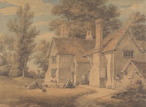 La casa dei poveri, Hadley, Hertfordshire da Thomas Hearne