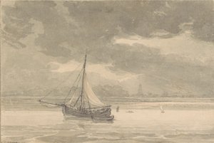 Il Tamigi dalla Ship Inn, Greenwich da Thomas Hearne