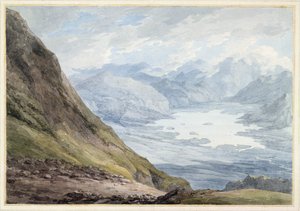 Vista da Skiddaw su Derwentwater da Thomas Hearne