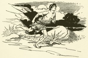 Portando le notizie da Maratona (incisione) da Thomas Heath Robinson
