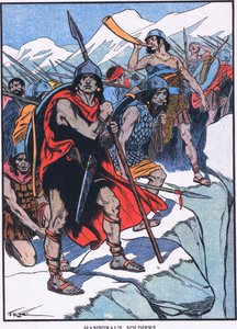 Soldati Annibali (litografia a colori) da Thomas Heath Robinson