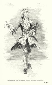 Illustrazione per Un viaggio sentimentale di Laurence Sterne (litografia)