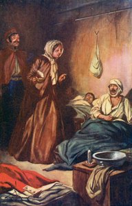 "Parlava agli uni e agli altri" (litografia a colori)