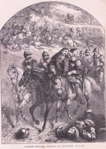 Hampden mortalmente ferito a Chalgrove AD 1643 da Thomas Henry Nicholson