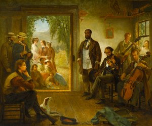 Il musicale, Barber Shop, Trenton Falls, New York da Thomas Hicks