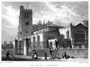 Chiesa di Santa Maria, Lambeth, Londra, 1831
