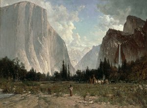 Cascate del Velo Nuziale, Yosemite, 1870-84 circa (olio su tela)