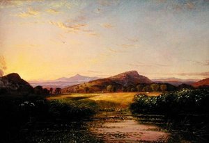 Schizzo di paesaggio, c.1860-70 da Thomas Hiram Hotchkiss