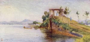 Hangchow, un Ponte sulla Strada sopraelevata, Lago Occidentale