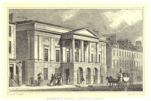 Sale delle Assemblee, George Street da Thomas Hosmer (after) Shepherd