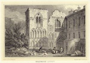 Abbazia di Holyrood da Thomas Hosmer (after) Shepherd