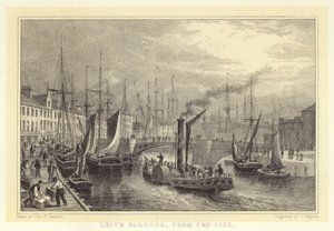 Porto di Leith, dal molo
