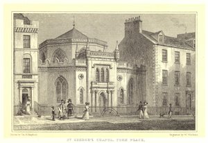 Cappella di San Giorgio, York Place da Thomas Hosmer (after) Shepherd