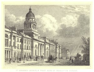 Chiesa di San Giorgio e lato ovest di Charlotte Square