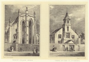 Chiesa del Trinity College; Cappella di Ease, San Cuthberts da Thomas Hosmer (after) Shepherd