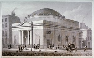 Albion Chapel, Londra, c1827 da Thomas Hosmer Shepherd