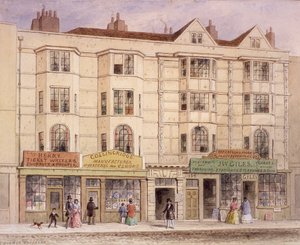Aldersgate Street, Londra, 1851 da Thomas Hosmer Shepherd