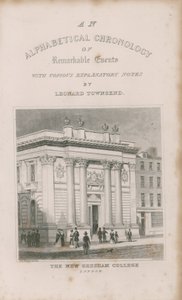 Cronologia Alfabetica degli Eventi Notevoli da Thomas Hosmer Shepherd