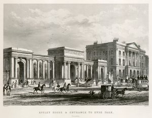 Apsley House, Hyde Park Corner, Londra da Thomas Hosmer Shepherd