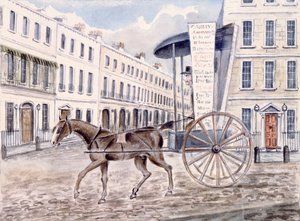 Carro pubblicitario di Astley da Thomas Hosmer Shepherd