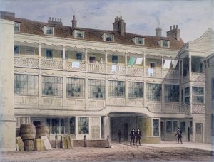 Belle Sauvage Yard, Ludgate Hill, Londra da Thomas Hosmer Shepherd