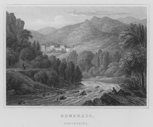 Bonskeid, Perthshire (incisione) da Thomas Hosmer Shepherd