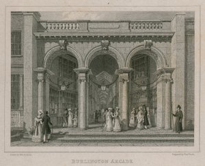 Burlington Arcade, Londra da Thomas Hosmer Shepherd