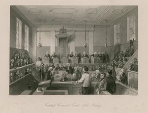 Tribunale penale centrale, Old Bailey da Thomas Hosmer Shepherd