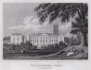 Cirencester Park, Gloucestershire (incisione)