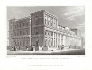 Ala est di Carlton House Terrace da Thomas Hosmer Shepherd