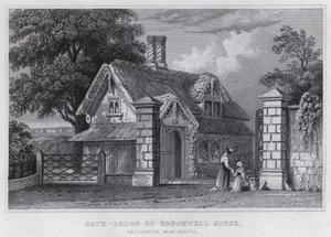 Portineria di Broomwell House, Brislington, vicino a Bristol da Thomas Hosmer Shepherd
