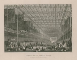 Interno del Crystal Palace (incisione) da Thomas Hosmer Shepherd