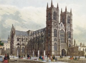 Londra: Abbazia di Westminster, c. 1840