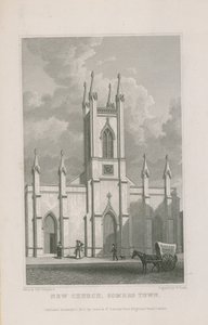 Nuova Chiesa a Somers Town da Thomas Hosmer Shepherd