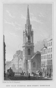 Nuovo campanile di Tron, High Street, Edimburgo da Thomas Hosmer Shepherd