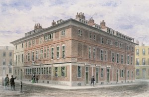 Vecchia casa in New Street Square, lasciata in eredità da Agar Harding alla Goldsmith
