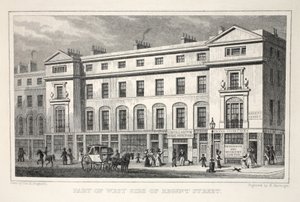 Parte del lato ovest di Regent Street, da 