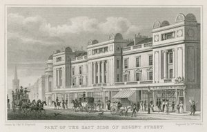Parte del lato est di Regent Street, Londra