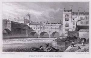 Pulteney Bridge, Bath da Thomas Hosmer Shepherd