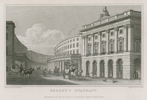 Quadrante, Regent Street, Londra da Thomas Hosmer Shepherd