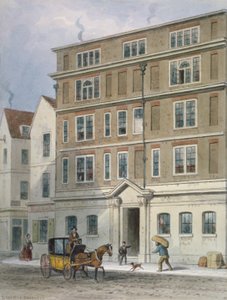 Residenza di Titus Oates, Oat Lane, Città di Londra da Thomas Hosmer Shepherd