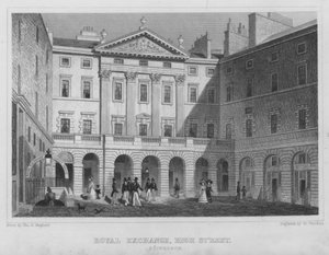 Royal Exchange, High Street, Edimburgo (incisione)