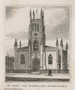 Chiesa di San Marco, Clerkenwell da Thomas Hosmer Shepherd