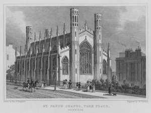 Cappella di San Paolo, York Place, Edimburgo da Thomas Hosmer Shepherd