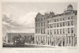 Tempio delle Muse, Finsbury Square, da 