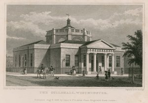 La Guildhall, Westminster, Londra da Thomas Hosmer Shepherd