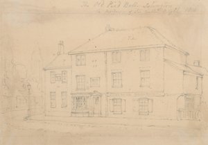 Il vecchio Pied Bull Inn, Islington da Thomas Hosmer Shepherd