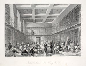Sala di lettura e biblioteca al British Museum, da 