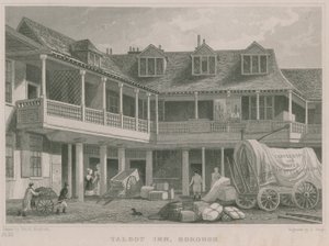 Il Tabard Inn, Southwark da Thomas Hosmer Shepherd